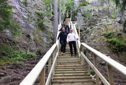 Hiking trails around Isaberg
